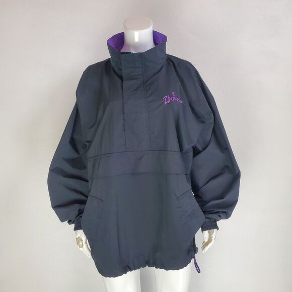 Vintage Other - Vintage 90's Gear For Sports Black 1/2 Zip Windbreaker Jacket
